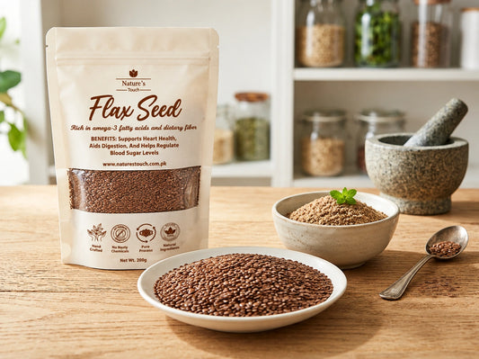 Flax Seeds -Organic Brown | Pure, Nutrient-Dense Superfood